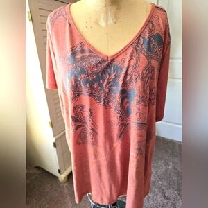 Style & Co V-neck T-shirt Size 4x